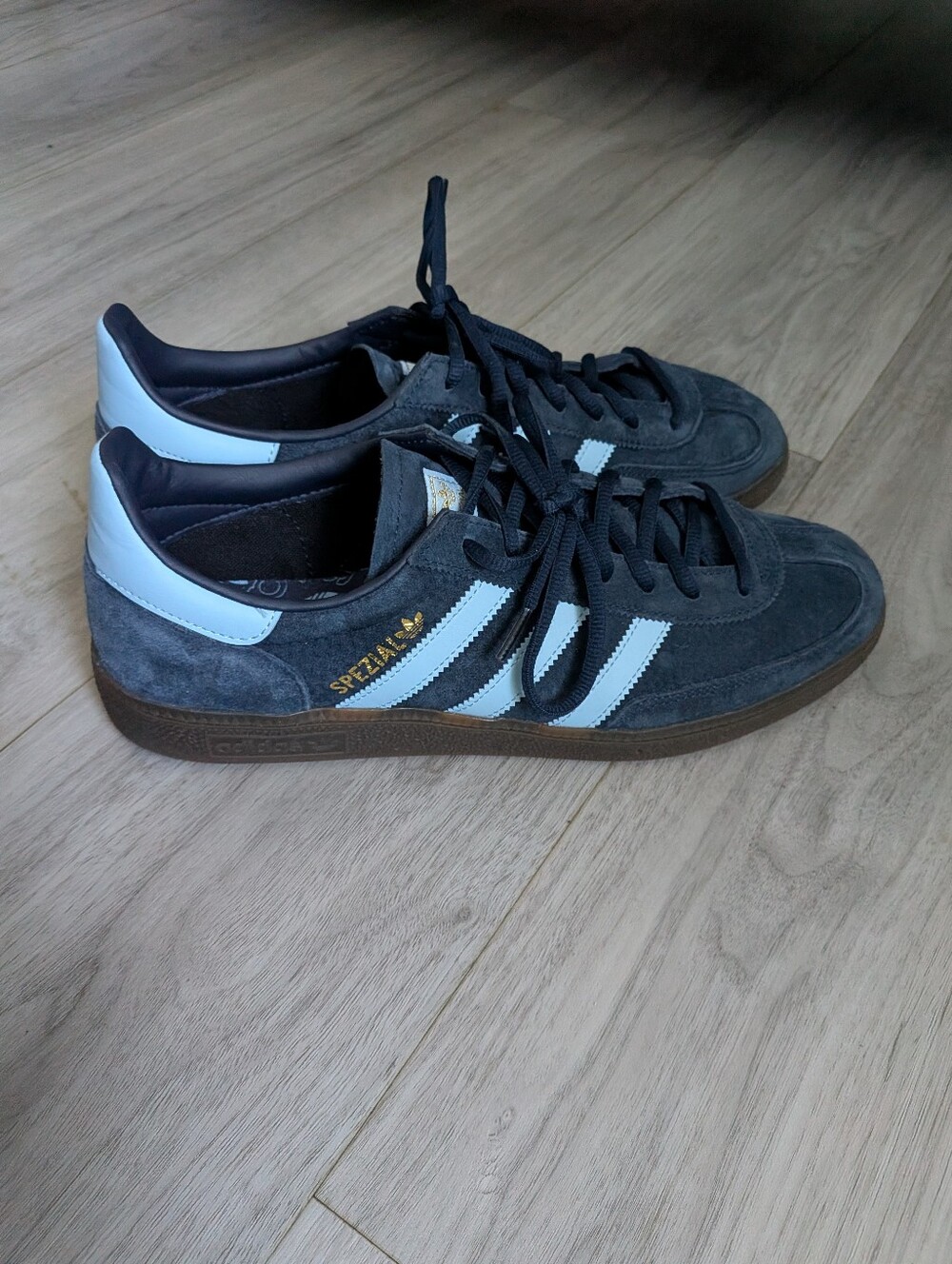 Adidas Spezial Suede Sneakers in Navy Blue & Light Blue
